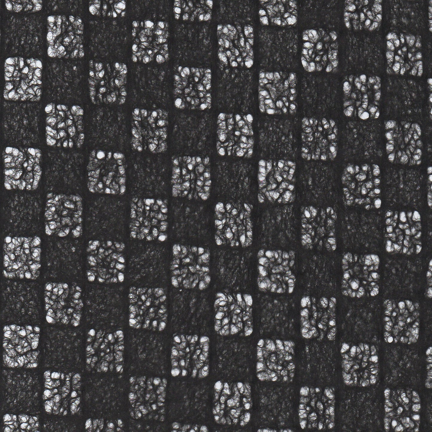 Lace-like thin paper, flat paper / Ichimatsu Rakusui (checkered pattern) 1 sheet