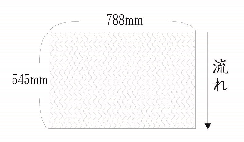 Lace thin paper, flat paper / Sazanami, 1 sheet