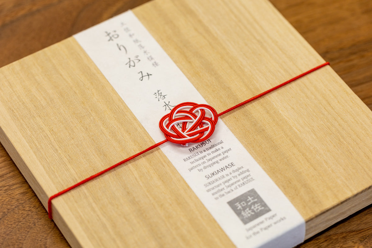 10 Mizuhiki ornaments with rubber bands