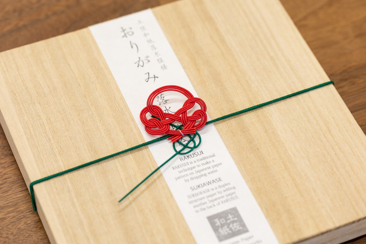 10 Mizuhiki ornaments with rubber bands