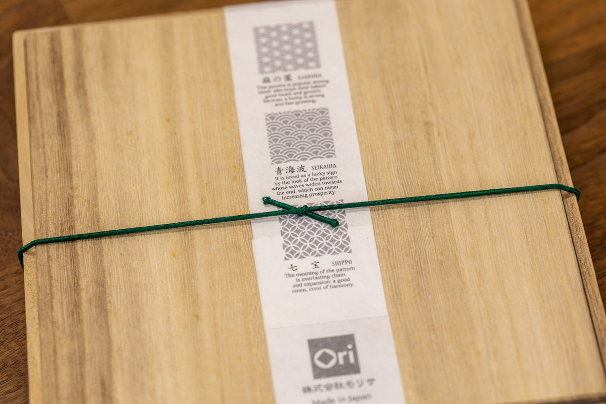 10 Mizuhiki ornaments with rubber bands