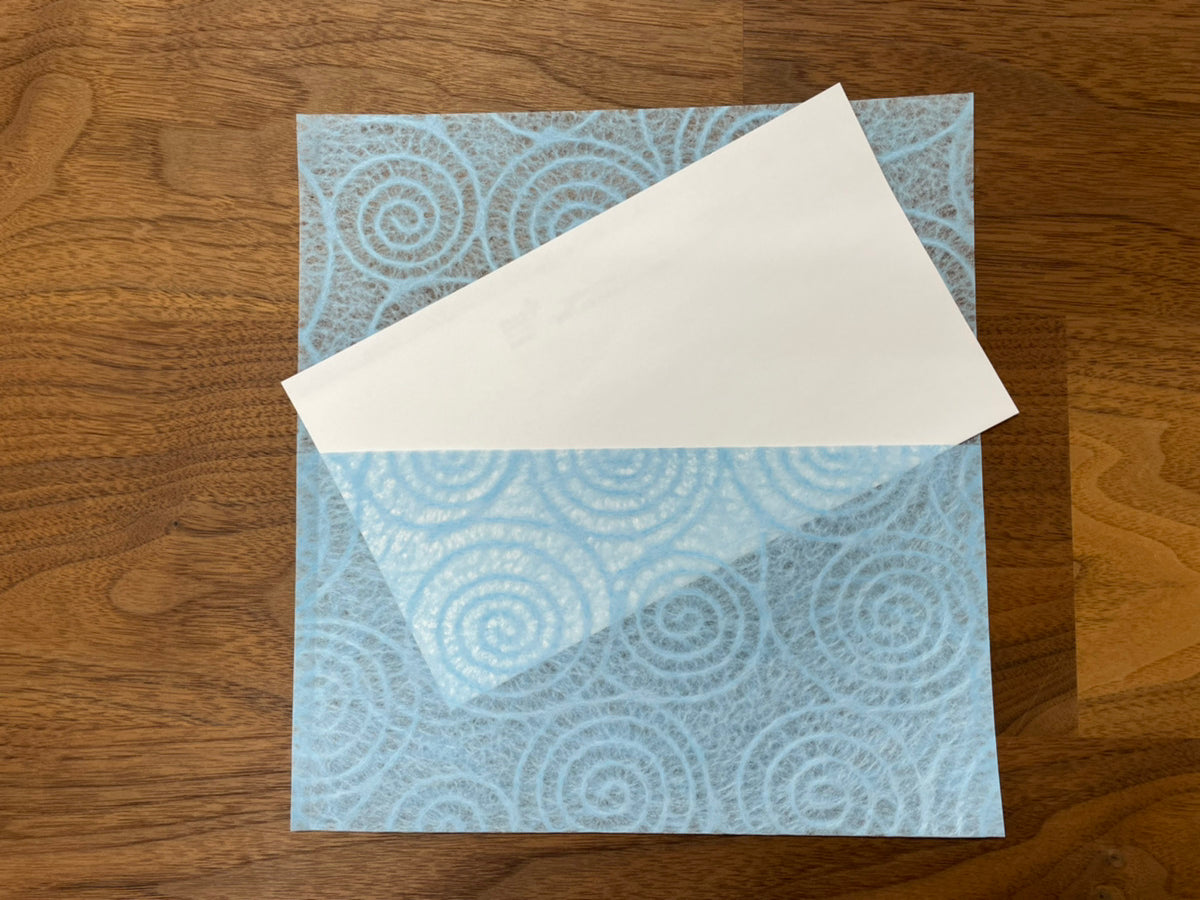 【限定品】モリサの和紙マスクケース(ソフトタイプ) 渦巻