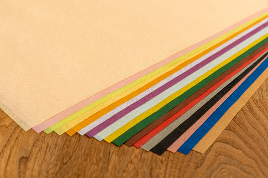 Papier fin, papier plat/couleur bonbons (couleur bonbons) 1 feuille