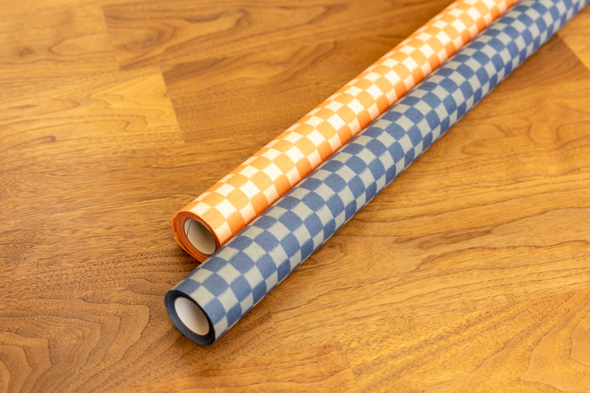 Small roll/overprinting (checkered)