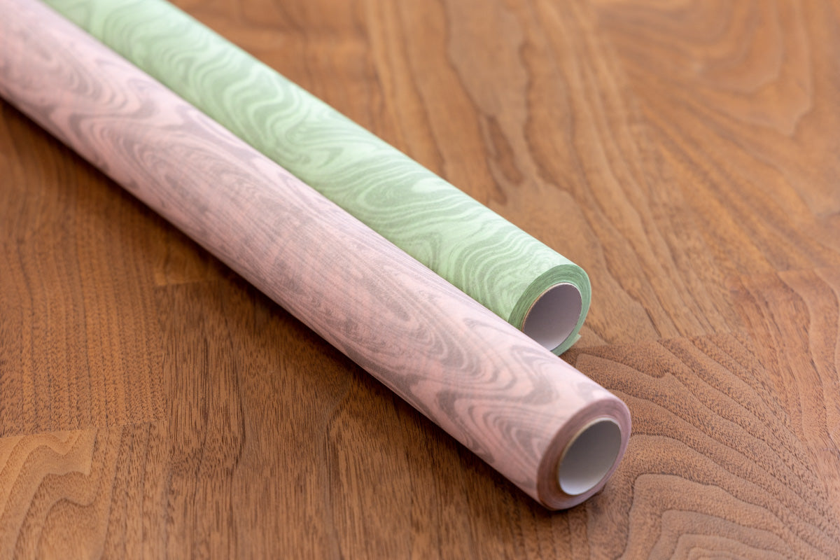 Small roll/overlapping printing (suminagashi)