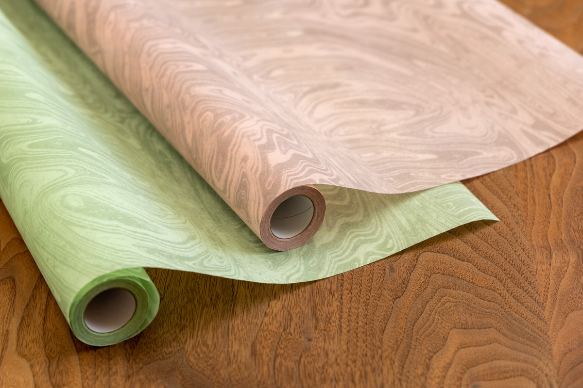 Small roll/overlapping printing (suminagashi)