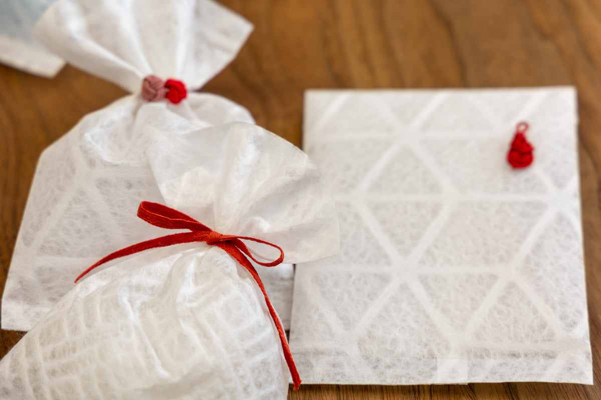 White washi bag/Sac Blanche S