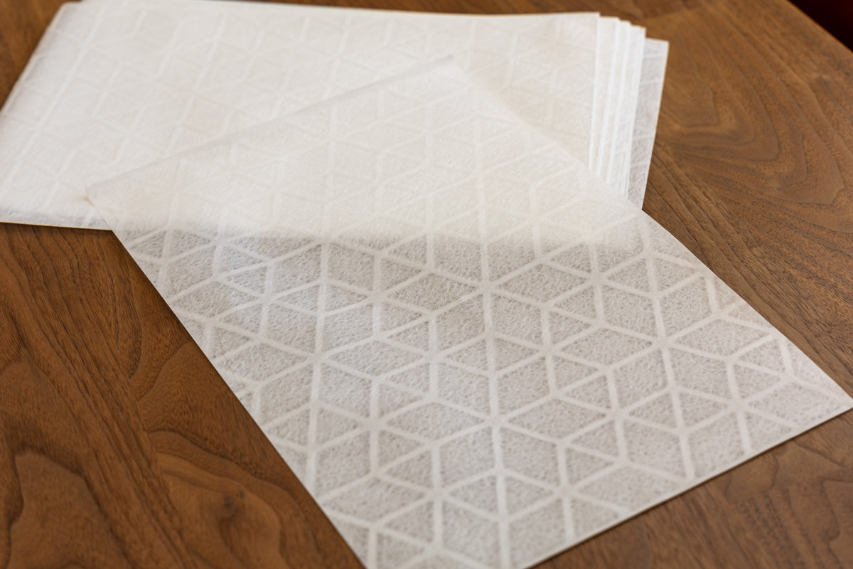 White washi bag/Sac Blanche LL (Diamond)