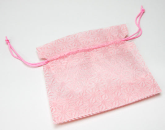 麻の葉ピンク巾着  1枚