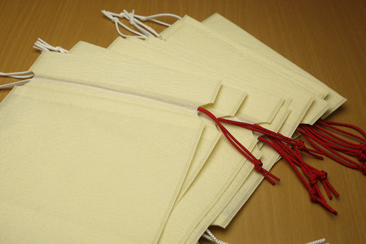 もみ紙 紅白きんちゃく  1枚