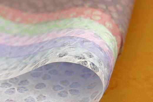 レース薄様紙 平判紙/桜  1枚