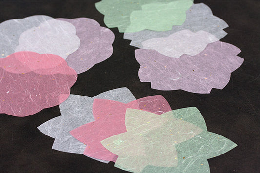 カット紙/花形(中)