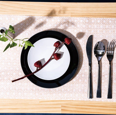 和紙のテーブルランナー(麻の葉)