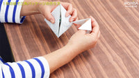 【送料込】1枚の紙をたたんで作る「三角パッケージ」