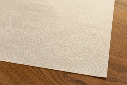 包装用　平判紙/渦巻　抄合(すきあわせ)