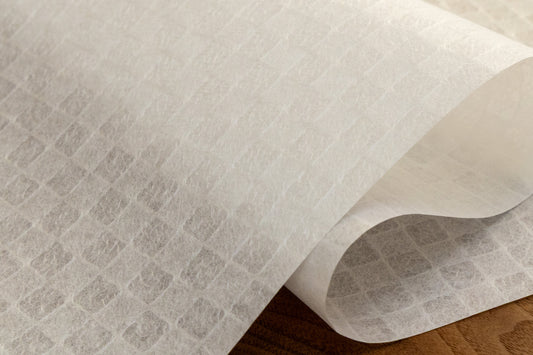 包装用　平判紙/市松落水　抄合(いちまつらくすい・すきあわせ)